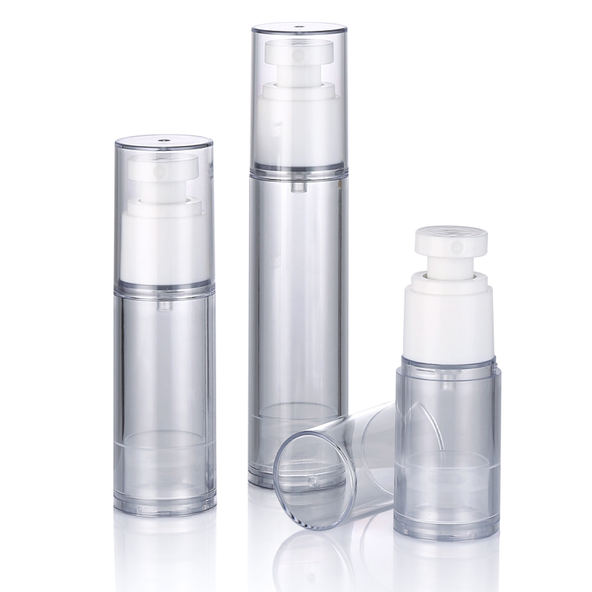 30ml 50ml 60ml 80ml 100ml lotion Rebu Kosmetik Kemasan Kosmetik Botol Pompa Serum Airless L02-1