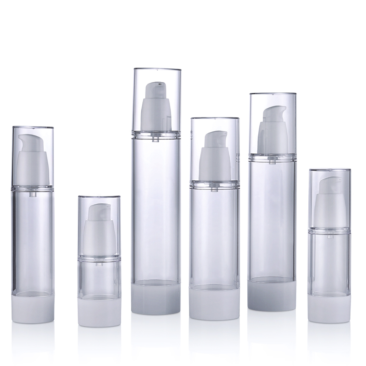 15ml 30ml 50ml 80ml 100ml 120ml Isi Isi Isi Isi Ulang Wadah Krim Berseri Airless Travel Alkohol Semprot Sanitizer Pompa Botol L03