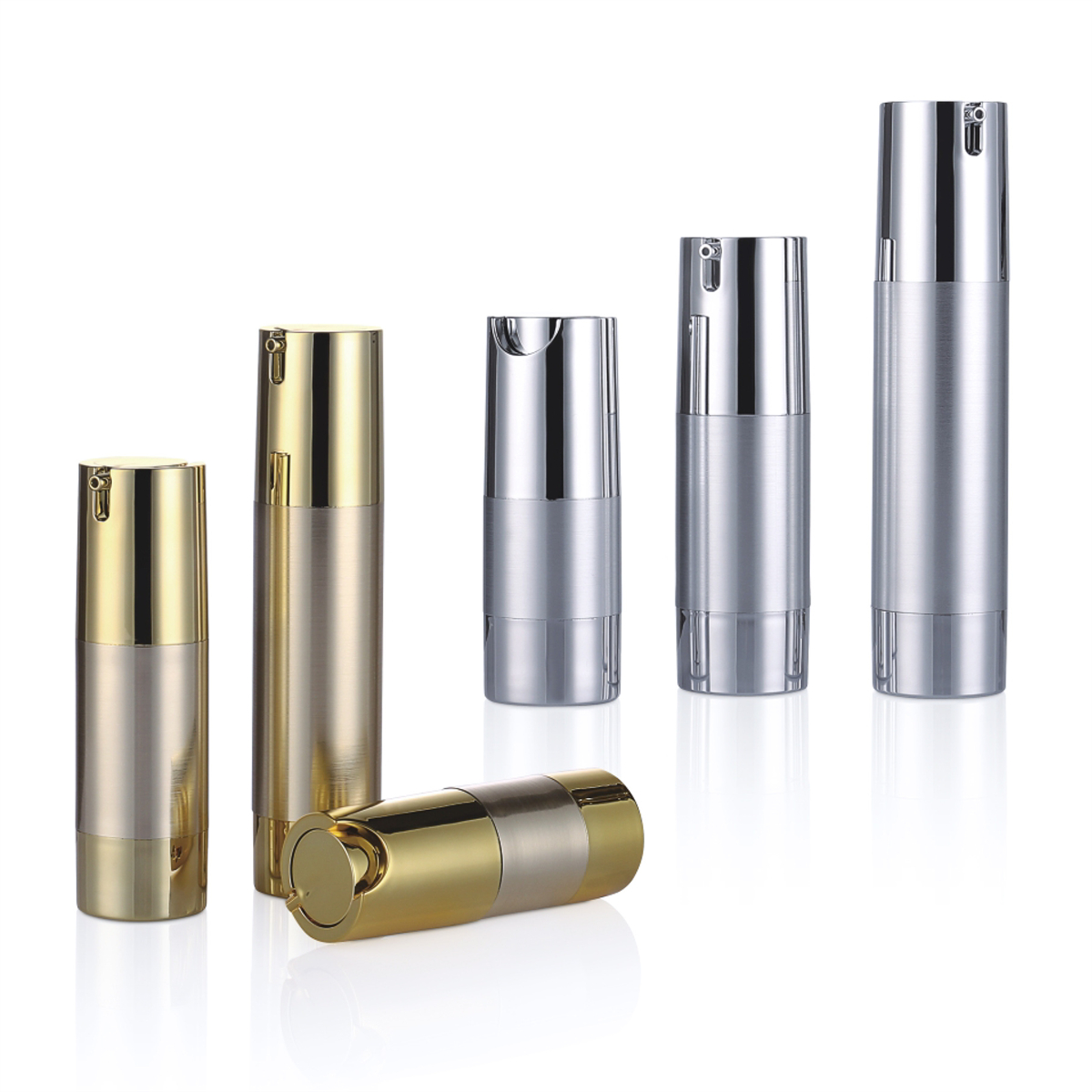 15ml 20ml 30ml Roller Gold Gold Lotion Pump Botol dengan U Shape Head L05