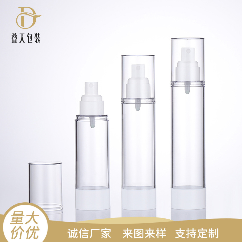 80ml 100ml 120ml Kosmetik Kosmetik Subpackage Botol Vakum Botol Rias Air Botol Disinfektan Botol Vakum