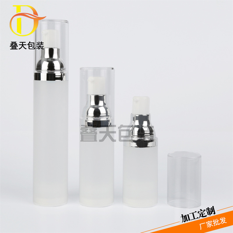 Botol Kosmetik Plastik Pasokan Baru 15 30 50ml Botol Lotion Vakum Botol Cair Botol