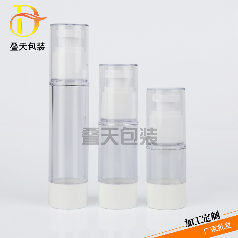 Tipe lotion Tipe Botol Subpacking Plastik 15 30 50ml Botol Lotion Vakum Kosmetik Portabel